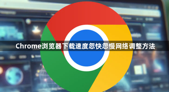 Chrome浏览器下载速度忽快忽慢网络调整方法1