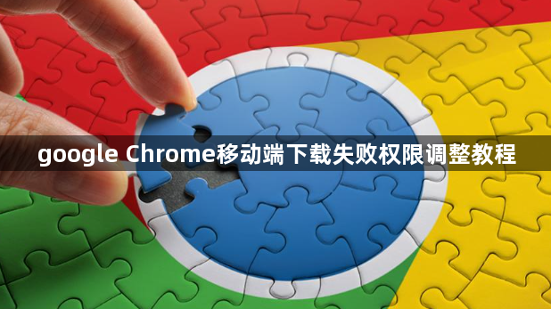 google Chrome移动端下载失败权限调整教程1
