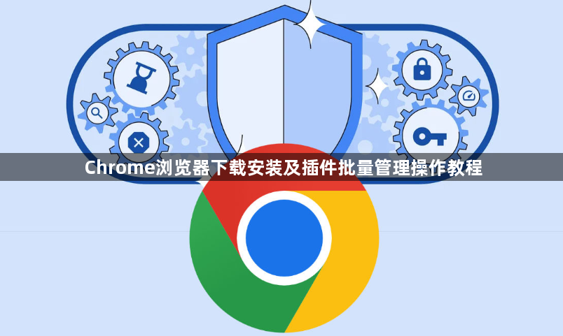 Chrome浏览器下载安装及插件批量管理操作教程1