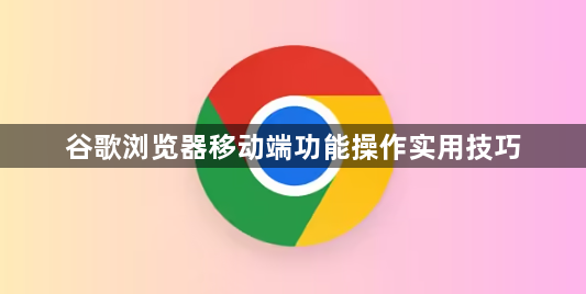 谷歌浏览器移动端功能操作实用技巧1