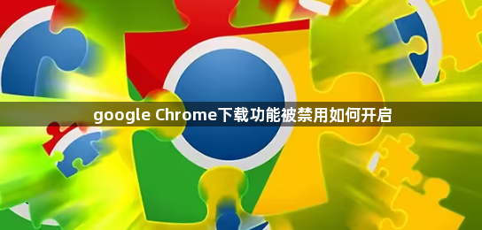 google Chrome下载功能被禁用如何开启1