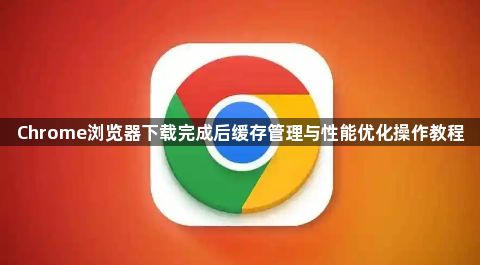 Chrome浏览器下载完成后缓存管理与性能优化操作教程1