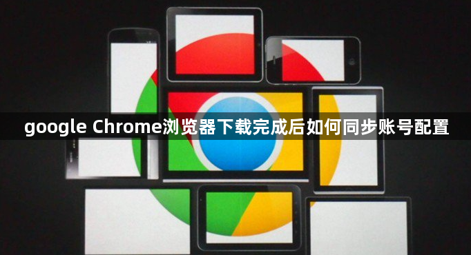 google Chrome浏览器下载完成后如何同步账号配置1