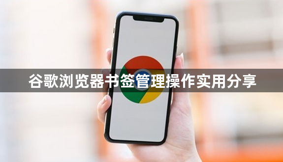 谷歌浏览器书签管理操作实用分享1