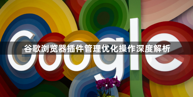 谷歌浏览器插件管理优化操作深度解析1