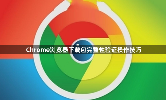 Chrome浏览器下载包完整性验证操作技巧1