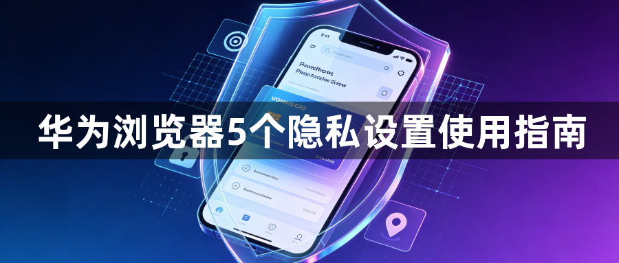华为浏览器5个隐私设置使用指南1