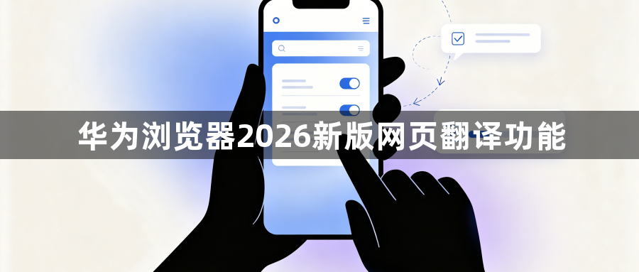 华为浏览器2026新版网页翻译功能1