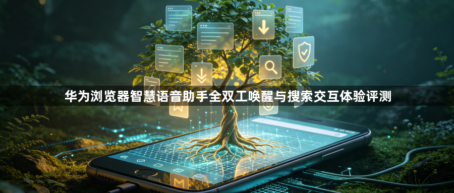 华为浏览器智慧语音助手全双工唤醒与搜索交互体验评测1