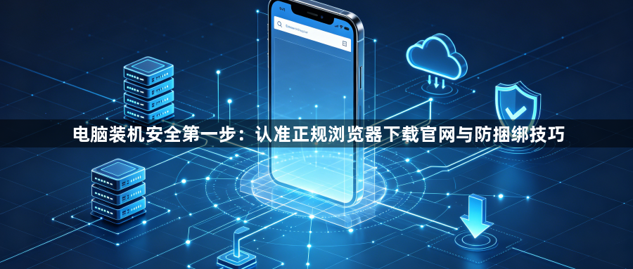 电脑装机安全第一步：认准正规浏览器下载官网与防捆绑技巧1
