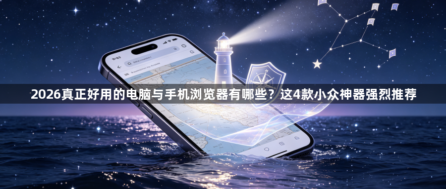 2026真正好用的电脑与手机浏览器有哪些？这4款小众神器强烈推荐1