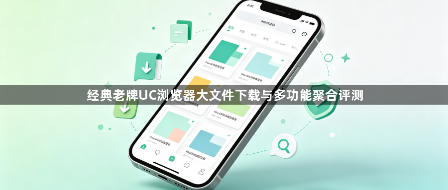 经典老牌UC浏览器大文件下载与多功能聚合评测1