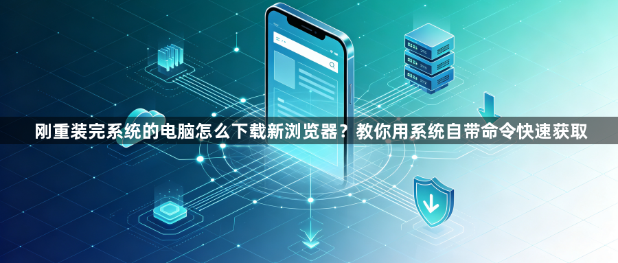 刚重装完系统的电脑怎么下载新浏览器？教你用系统自带命令快速获取1