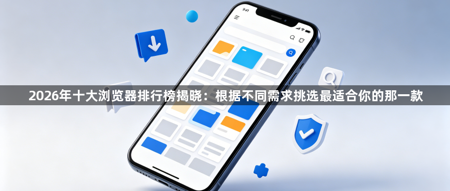 2026年十大浏览器排行榜揭晓:根据不同需求挑选最适合你的那一款1