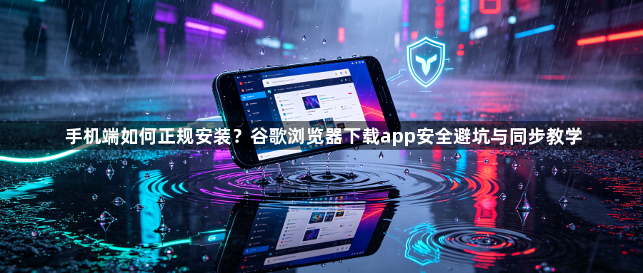手机端如何正规安装？谷歌浏览器下载app安全避坑与同步教学1