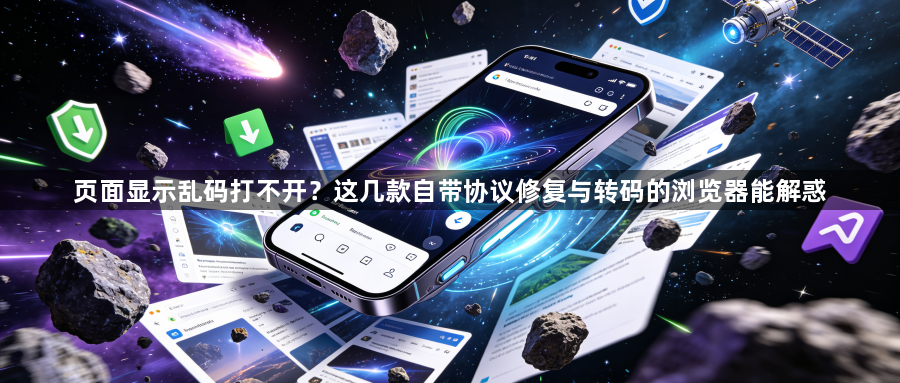 页面显示乱码打不开？这几款自带协议修复与转码的浏览器能解惑1