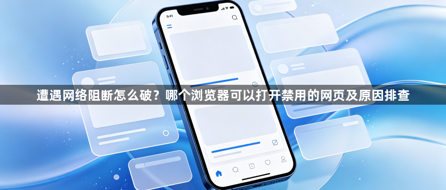 遭遇网络阻断怎么破？哪个浏览器可以打开禁用的网页及原因排查1