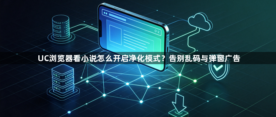 UC浏览器看小说怎么开启净化模式？告别乱码与弹窗广告1