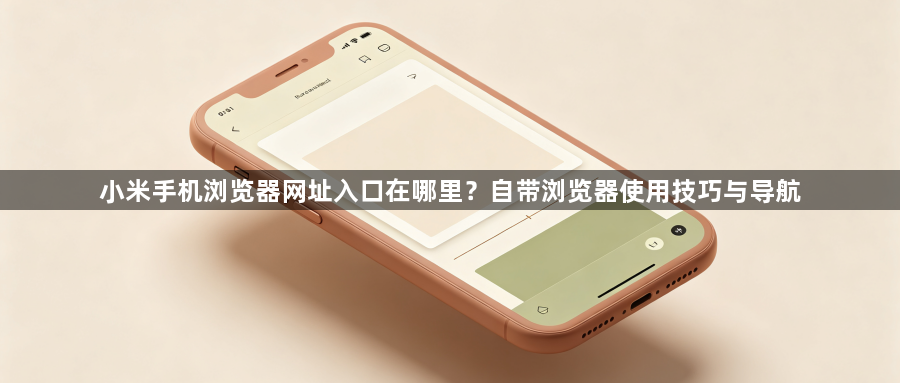小米手机浏览器网址入口在哪里？自带浏览器使用技巧与导航1