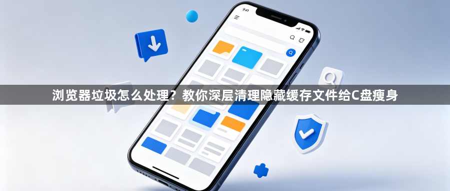 浏览器垃圾怎么处理?教你深层清理隐藏缓存文件给C盘瘦身1