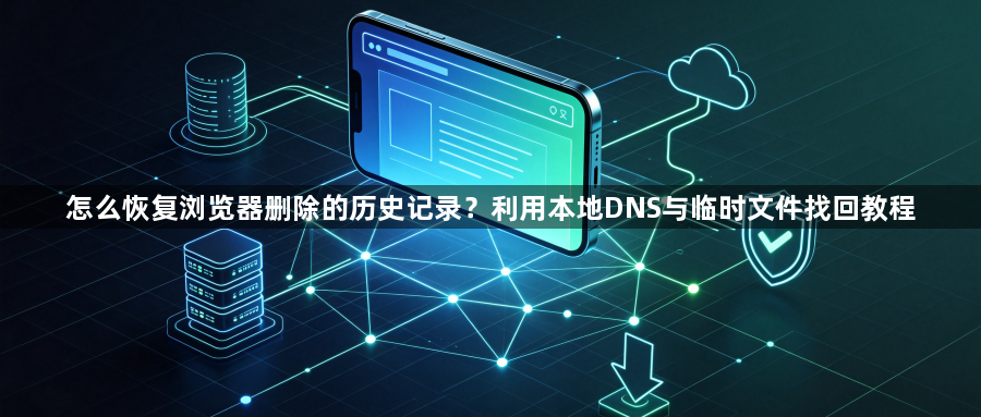 怎么恢复浏览器删除的历史记录？利用本地DNS与临时文件找回教程1