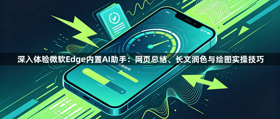深入体验微软Edge内置AI助手:网页总结、长文润色与绘图实操技巧1